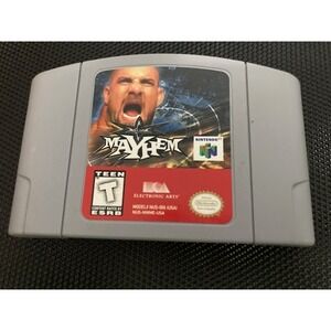N64 World Championship Wrestling Mayhem- Cart Only- Tested